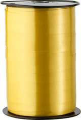 Gavebånd poly glat 10mm /250yds guld