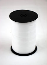 Gavebånd poly glat10mm /250yds snehvid