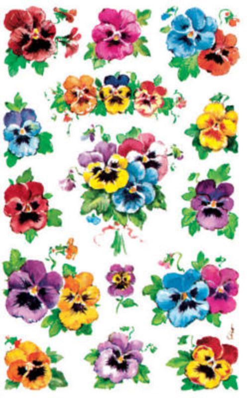 STICKERS AVERY BLOMSTER STEDMODER