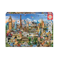 Europe Landmarks 2000Pc Puzzle