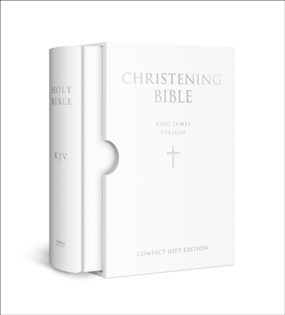 D1 Holy Bible: King James Version Kjv White Compact Christening