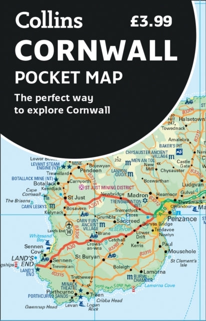 Cornwall Pocket Map The Perfect Way To Explore Cornwall