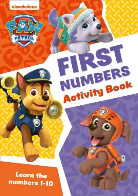 Paw Patrol First Numbers Activity Book