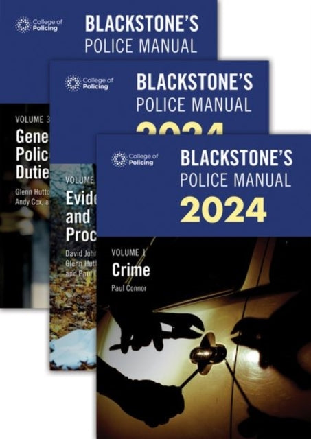 Blackstone'S Police Manuals Three Volume Set 2024