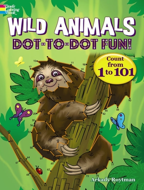 Wild Animals Dot-To-Dot Fun