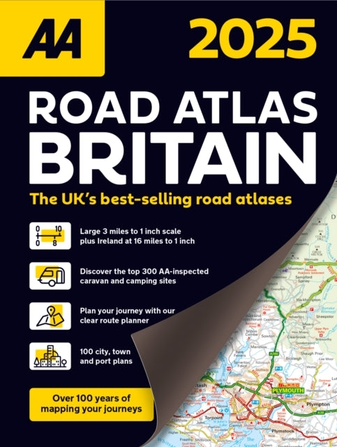 Aa Road Atlas Britain 2025