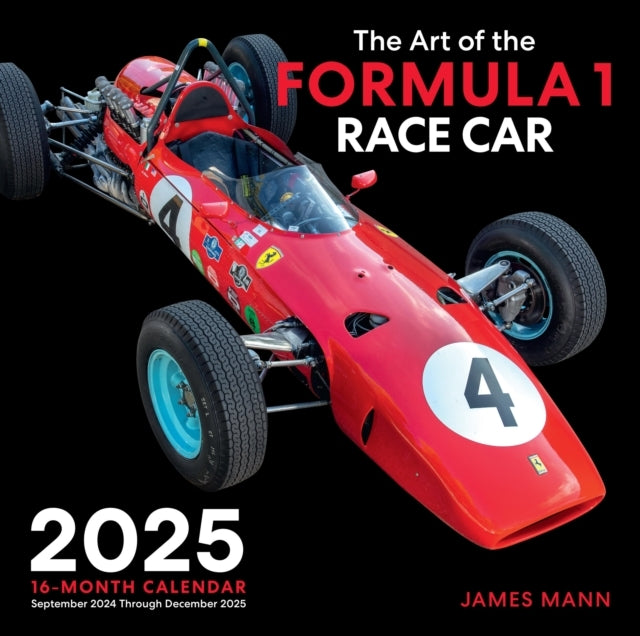 Art Of The Formula 1 Race Car 2025 16-Month Calendar--Septem