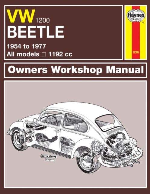 Vw Beetle 1200 54 - 77 Haynes Repair Manual