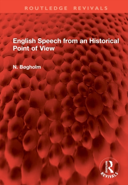 English Speech From An Historical Point of View