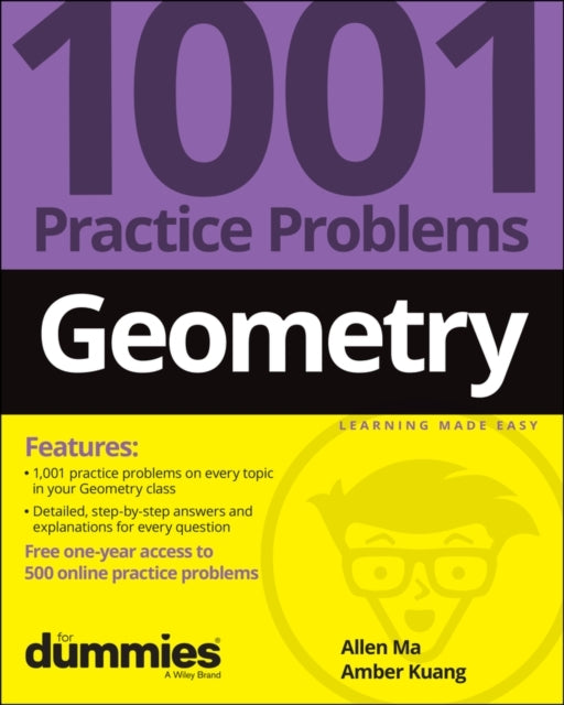 Geometry: 1001 Practice Problems for Dummies + Free Online P