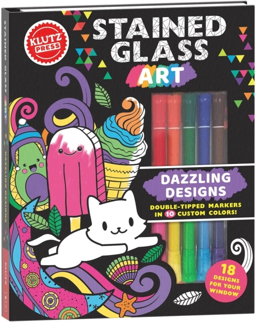 Stained Glass Art: Dazzling Designs Klutz Activity Book