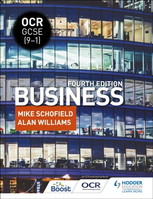 Ocr Gcse 9–1 Business, Fourth Edition