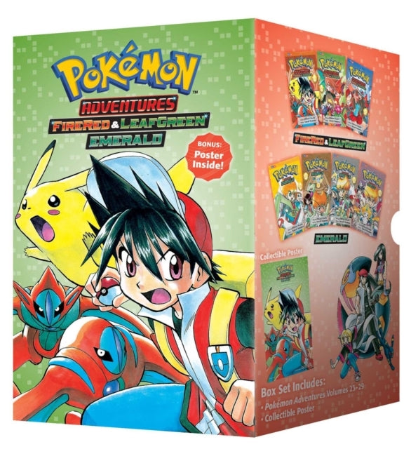 Pokemon Adventures Firered & Leafgreen / Emerald Box Setincl