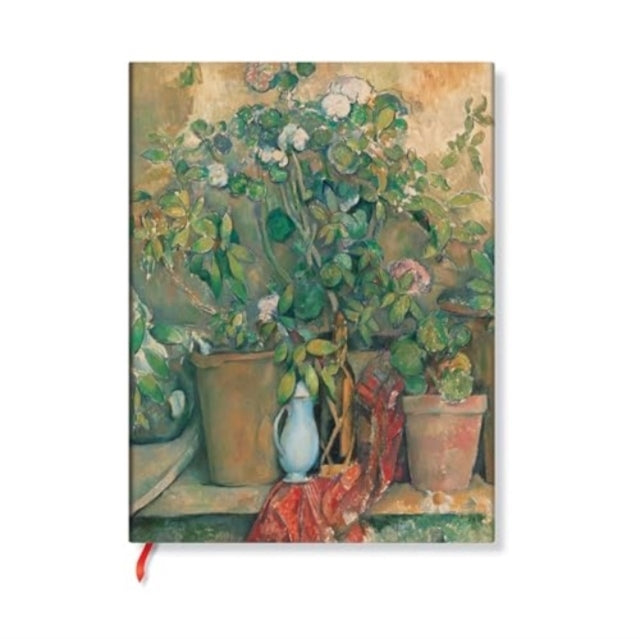 Cezanne’S Terracotta Pots And Flowers Mini Lined Hardback Jo