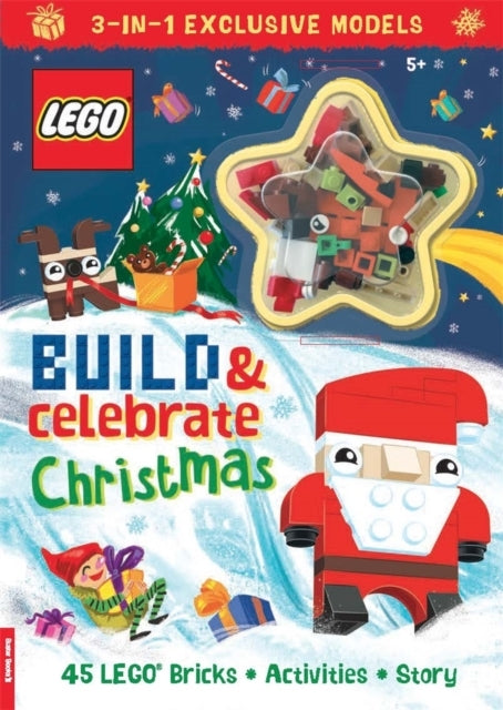 Lego® Books: Build & Celebrate Christmas Includes 45 Bricks