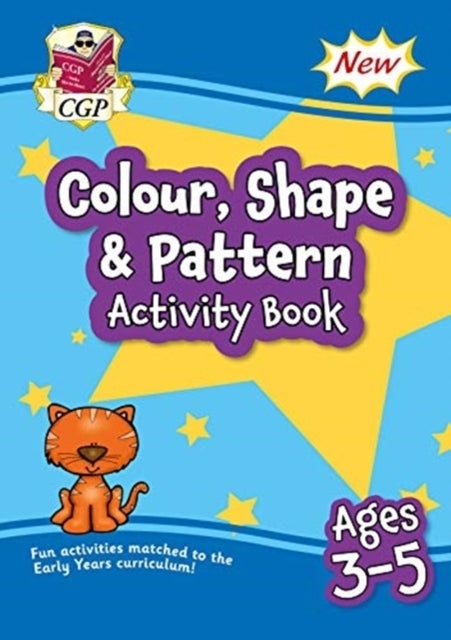 Colour Shape & Pattern Maths Activity Book For Ages 3-5