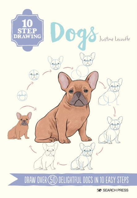 10 Step Drawing Dogs
