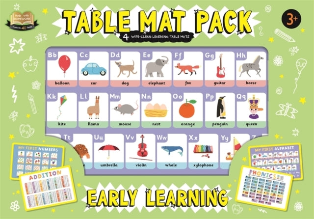 Table Mat Pack Early Learning