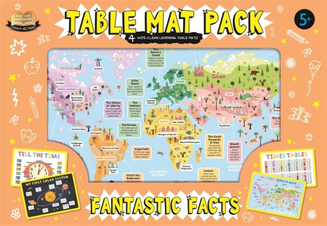 Table Mat Pack Fantastic Facts