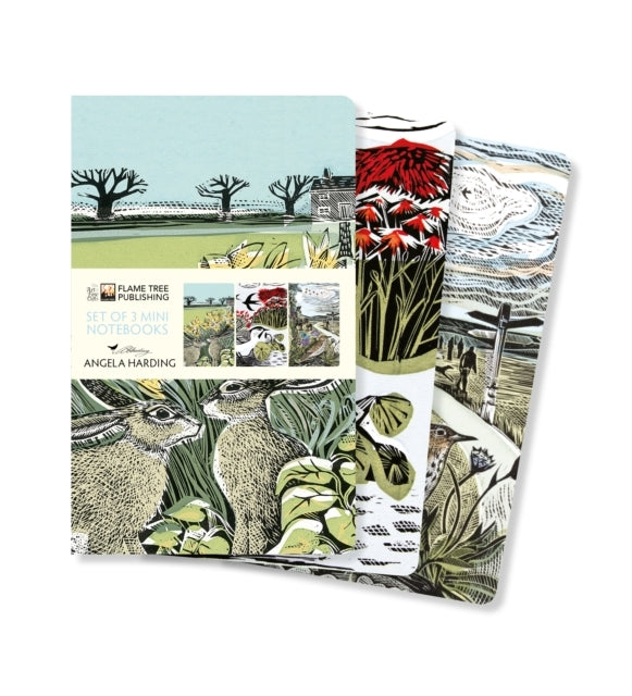 Angela Harding Set Of 3 Mini Notebooks