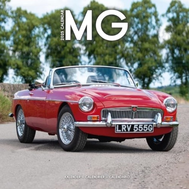Mg Calendar 2025 Square Car Wall Calendar - 16 Month