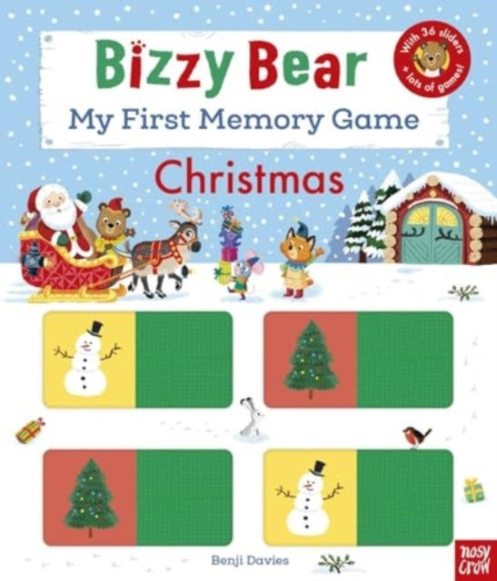 Bizzy Bear My First Memory Game Book Christmas