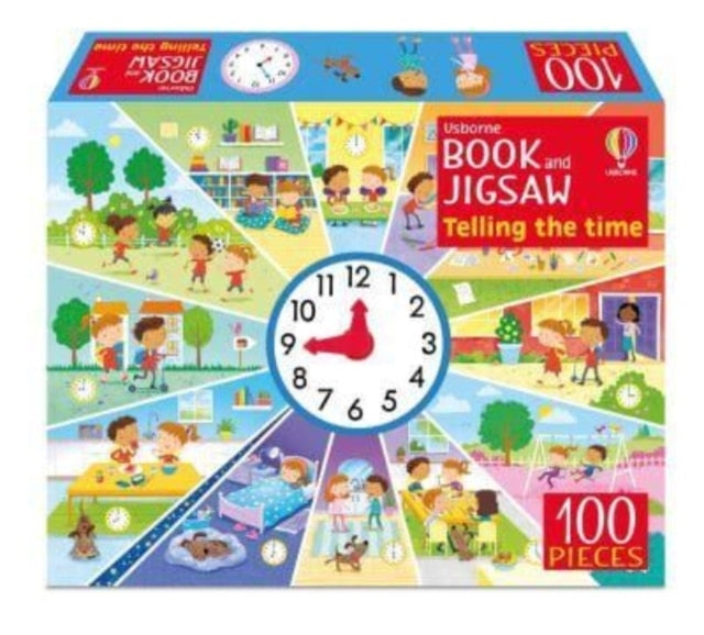 Usborne Book and Jigsaw Telling The Time