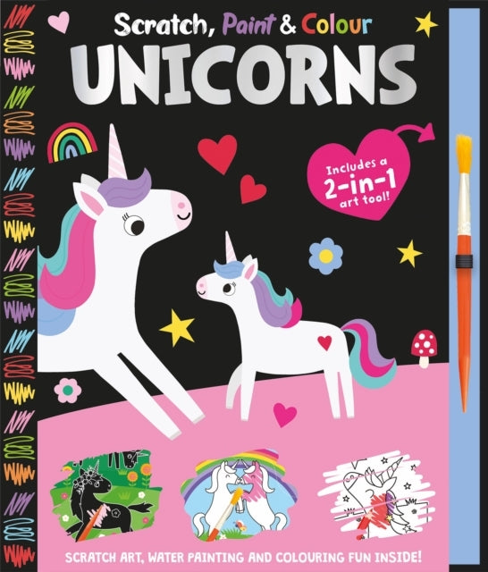Scratch Paint & Colour Unicorns