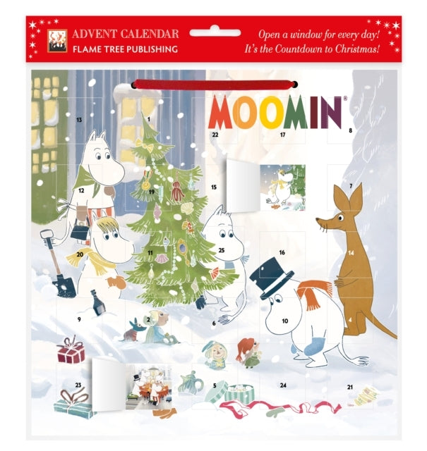 Moomin Decorating The Tree Advent Calendar (With Stickers)