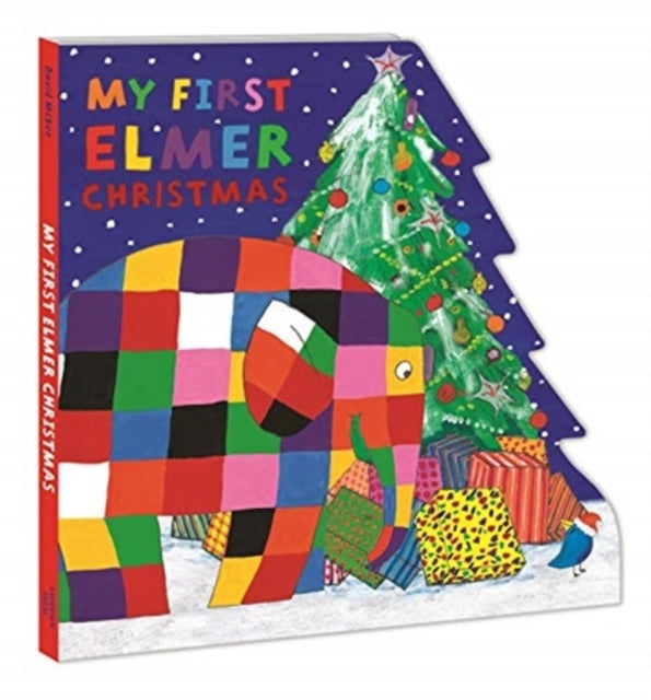 My First Elmer Christmasshaped Board Book