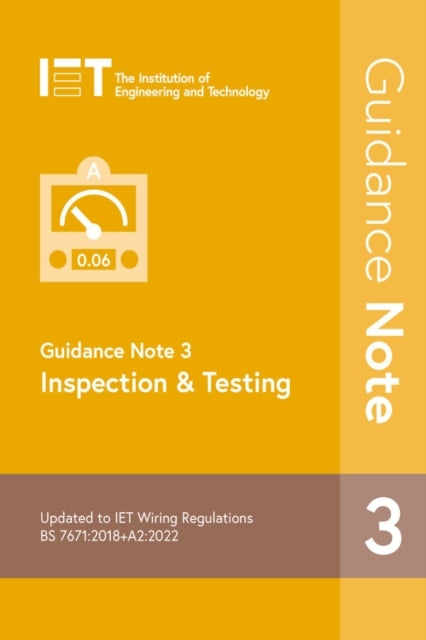 Guidance Note 3 Inspection & Testing