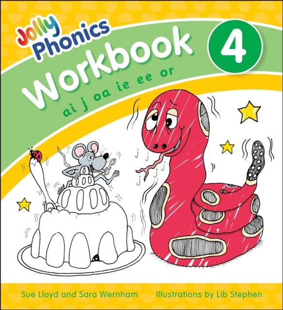 Jolly Phonics Workbook 4In Precursive Letters (British Engli