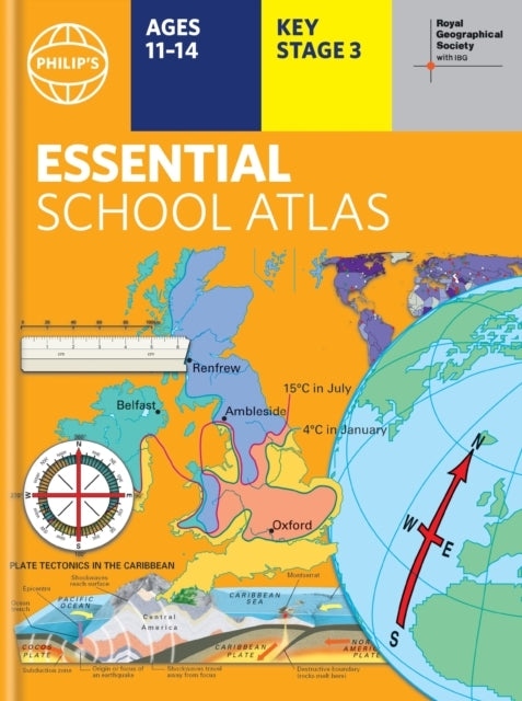 Philip's Rgs Essential School Atlashardback Edition