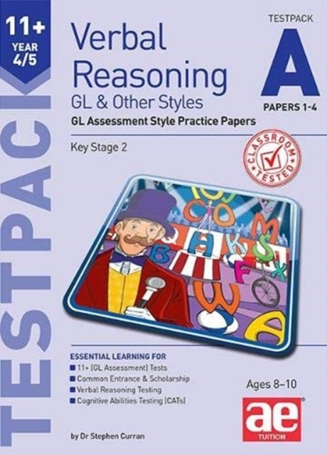 11+ Verbal Reasoning Year 4/5 Gl & Other Styles Testpack A P