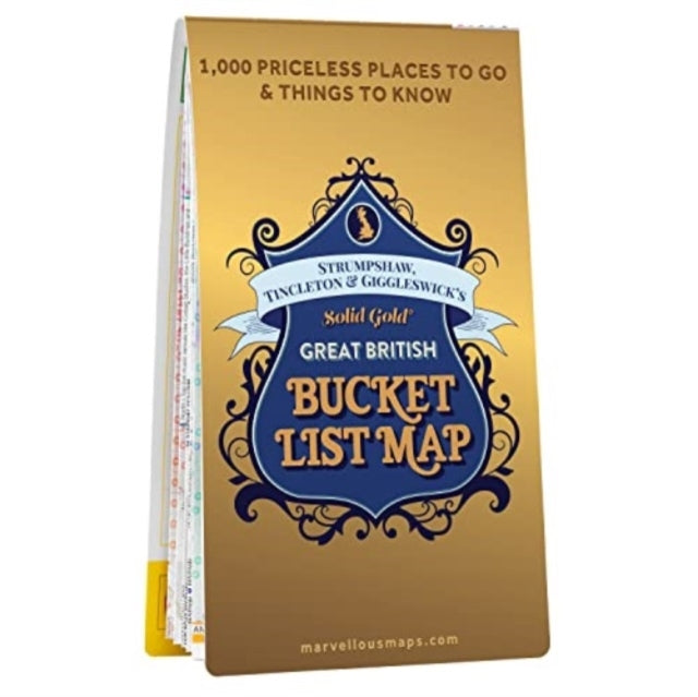 St&G's Solid Gold Great British Bucket List Map