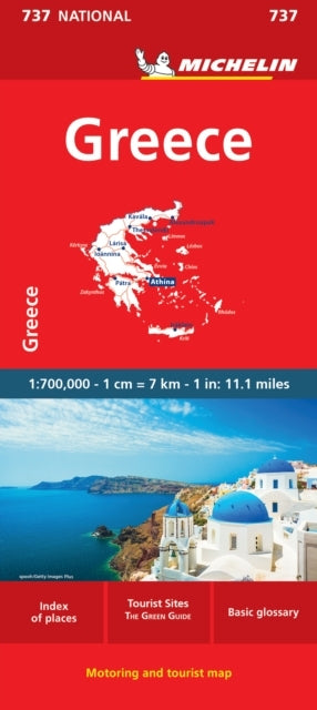 Michelin National Map 737: Greece