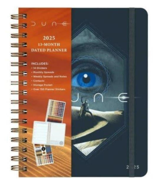 2025 Dune Part 2 13-Month Weekly Planner